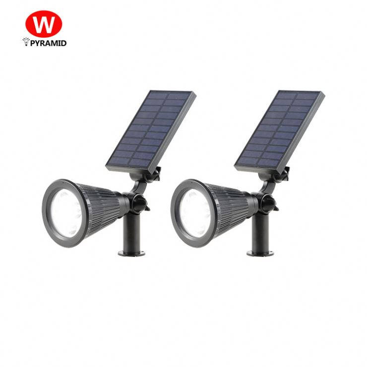 China led manufacturer Aluminum bollard garden light cool white solar garden light lawn