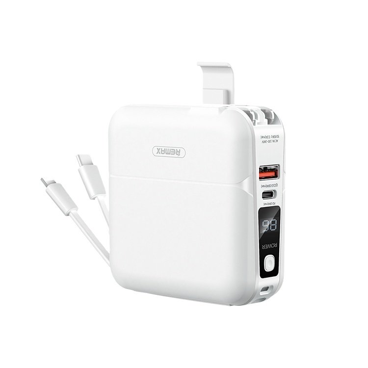 REMAX Бесконечность серии все-в-одном 15000 мАч Power Bank RPP-20 с кабелем/зарядное устройство/держатель телефона многофункциональный 18 Вт быстрой зарядки pd