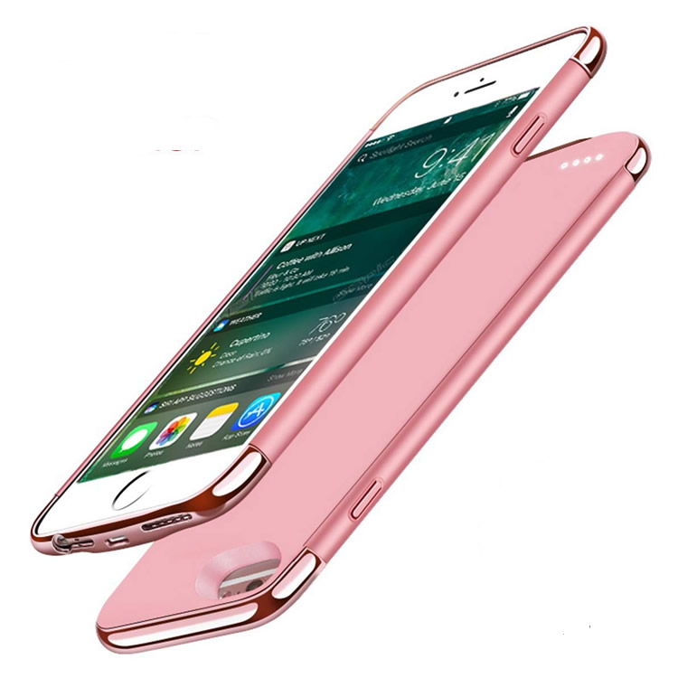 Тонкий пластиковый чехол-аккумулятор для iphone 8 plus