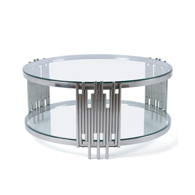 Coffee Table Glass Top Rectangle Center For The Living Room Marble With Storage Black Modren Tables Modern Silver Steel