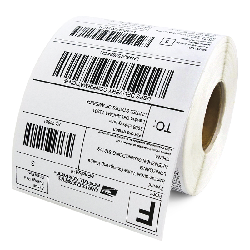 Customized shipping label stickers in Shenzhen