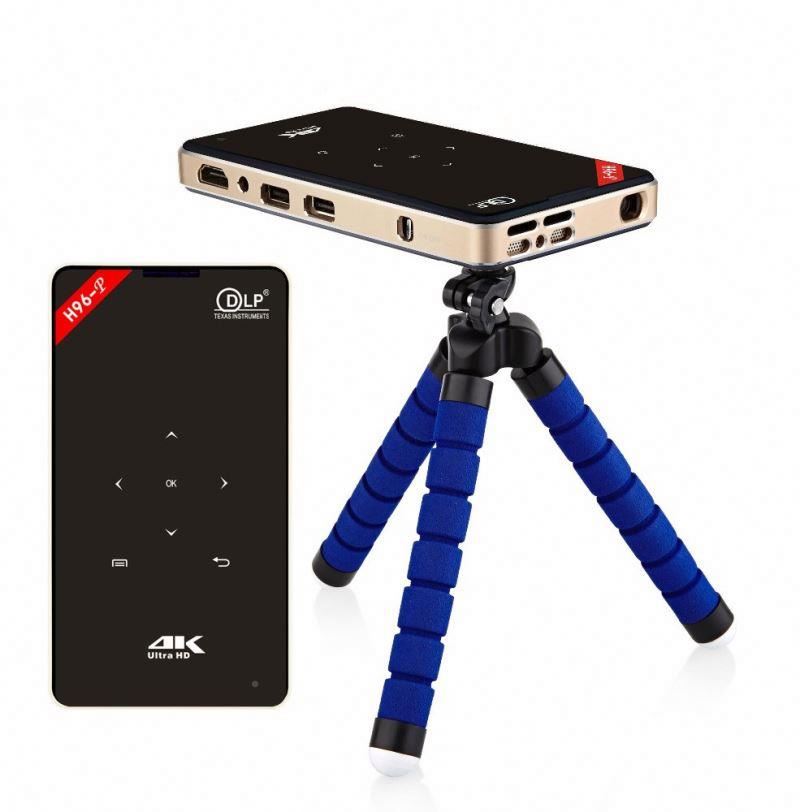 Мини карманный проектор H96-P, DLP android USB TF BT