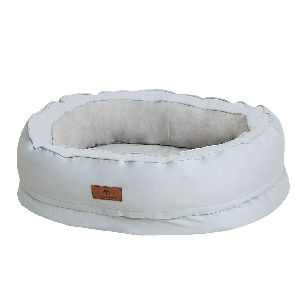 Soft Washable Dog Cushion Indoor Cat Nest Pet Beds Round Luxury Breathable Dog Bed Sofa