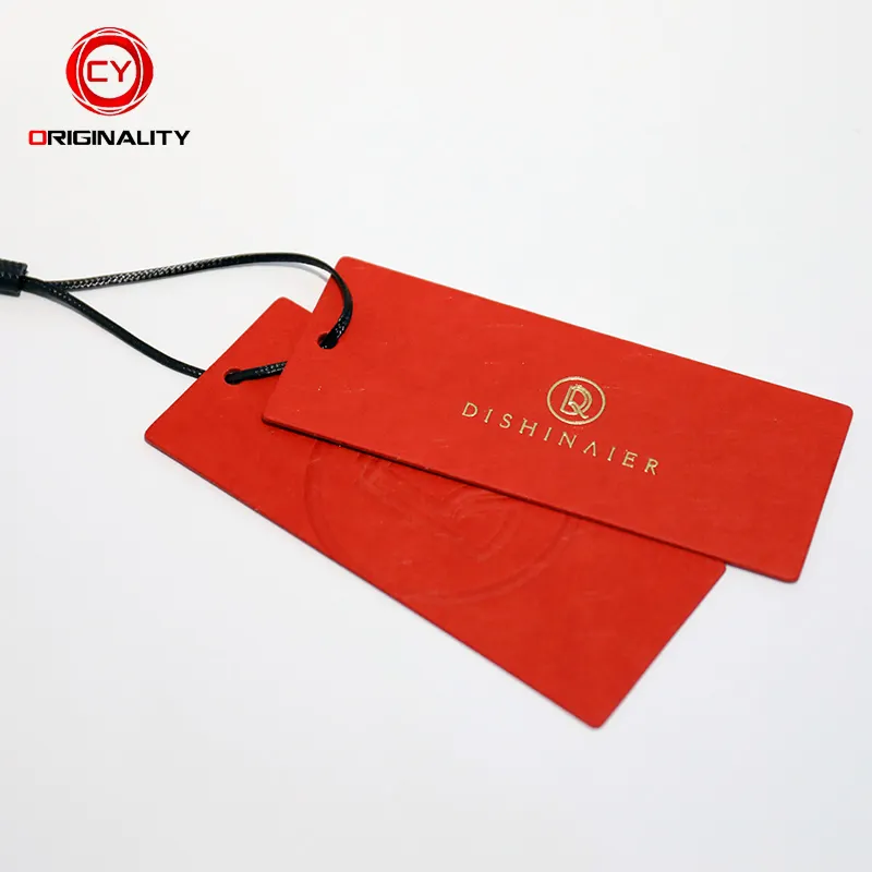 Eco-Friend Recycled Garment Brand Tag Label Price Rfid Hang Tag