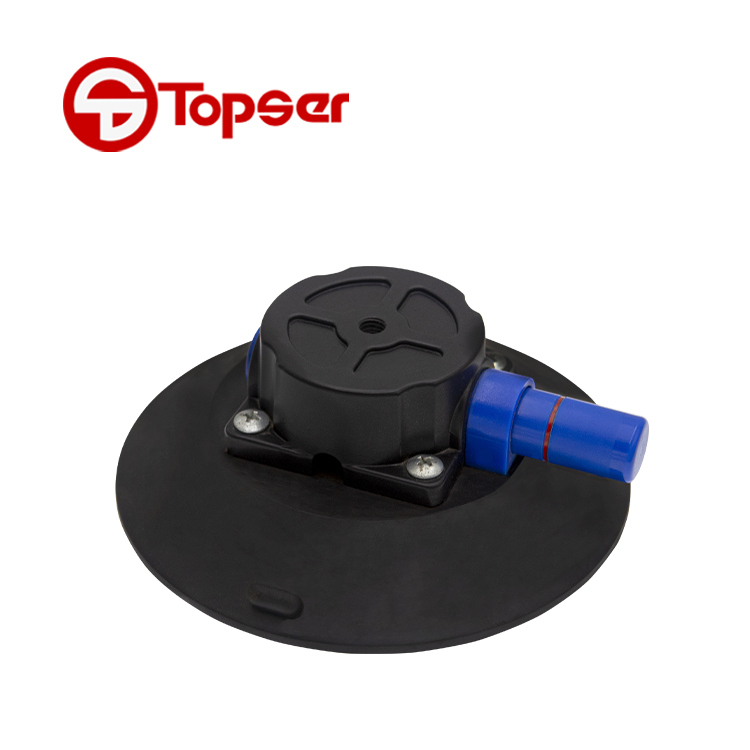 4.5 Inch Aluminum Alloy Manual Pump Suction Cup Natural Rubber Vacuum Glass Suction Lifter