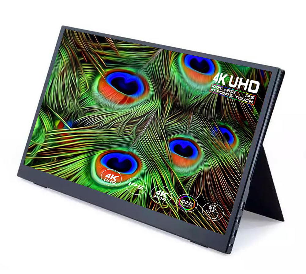 Full HD IPS 4K портативный монитор 17,3 15,6 дюймов с USB-динамиком Type-C