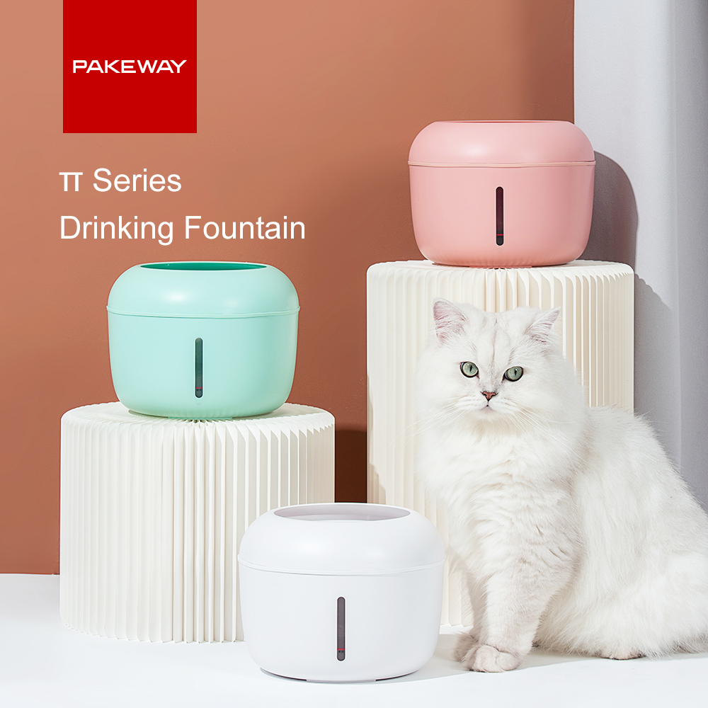Pakeway автоматический 2.5L Pet питьевой фонтанчик собака диспенсер для воды с фильтром Замена кошка фонтан