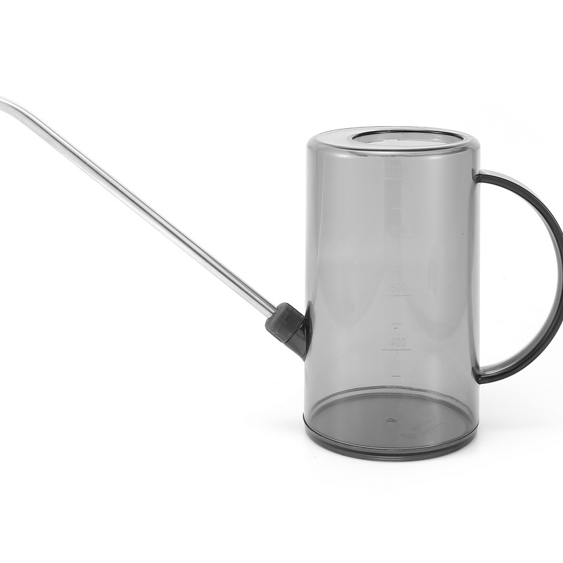 Wholesale Minimalist Transparent Long Spout Indoor Modern Plastic Watering Can