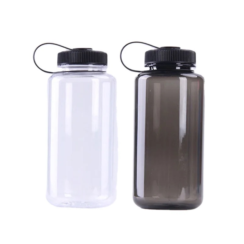 Customized 1L Large Capacity Sports Water Bottle BPA Free Plastic bottles Wholesale Sports Kettle with Handle