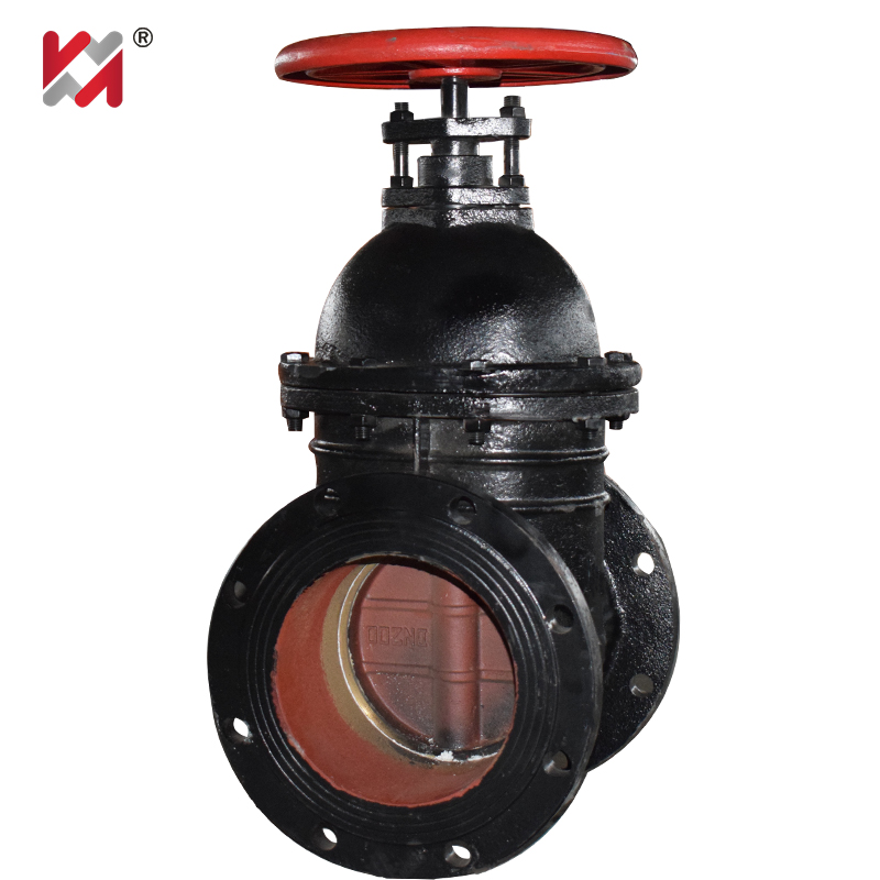 Non-rising stem gate valve PN10 PN16 8 inch made of cast steel gate valve price
