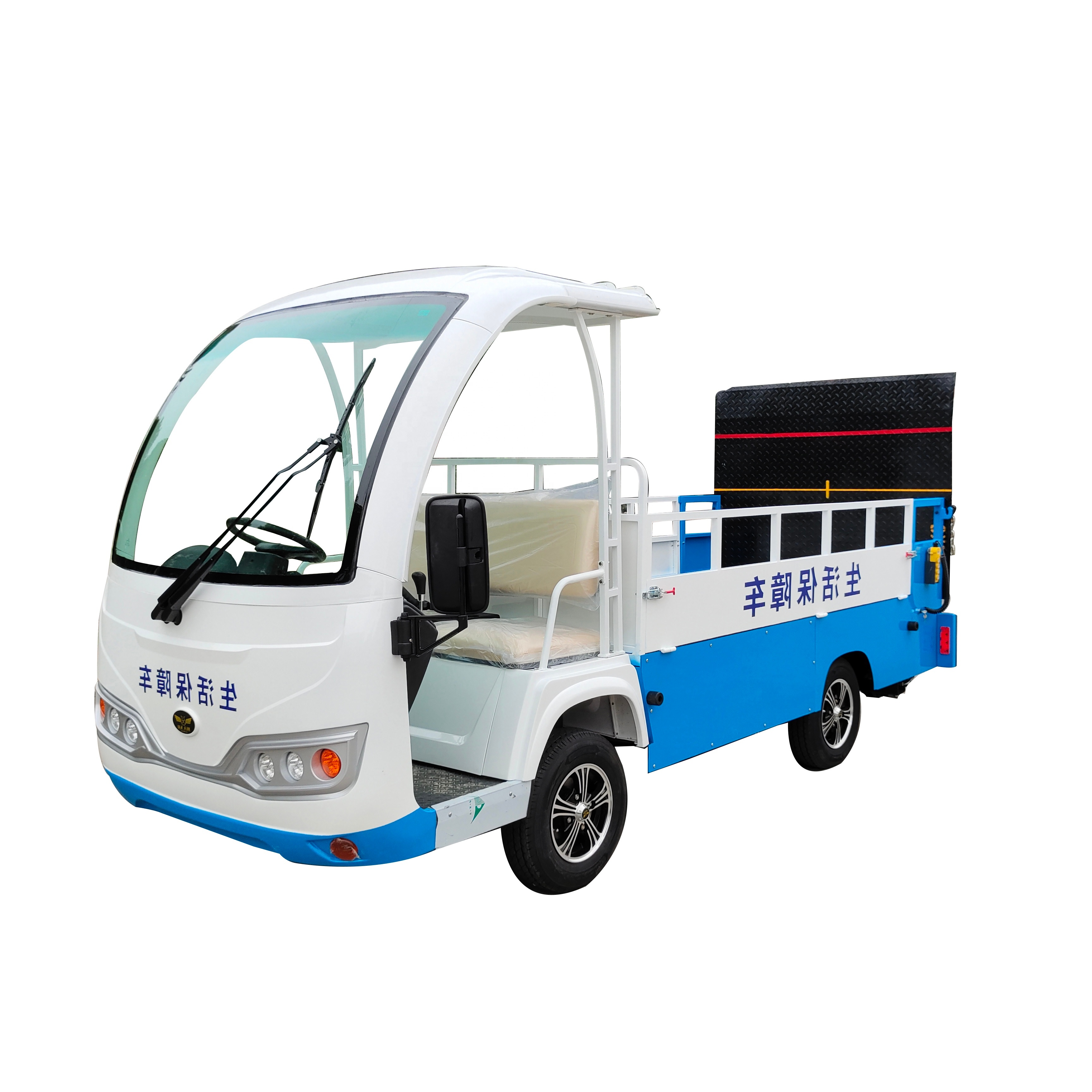 Manufacturer 4 wheels electric truck with lifting plate for sale