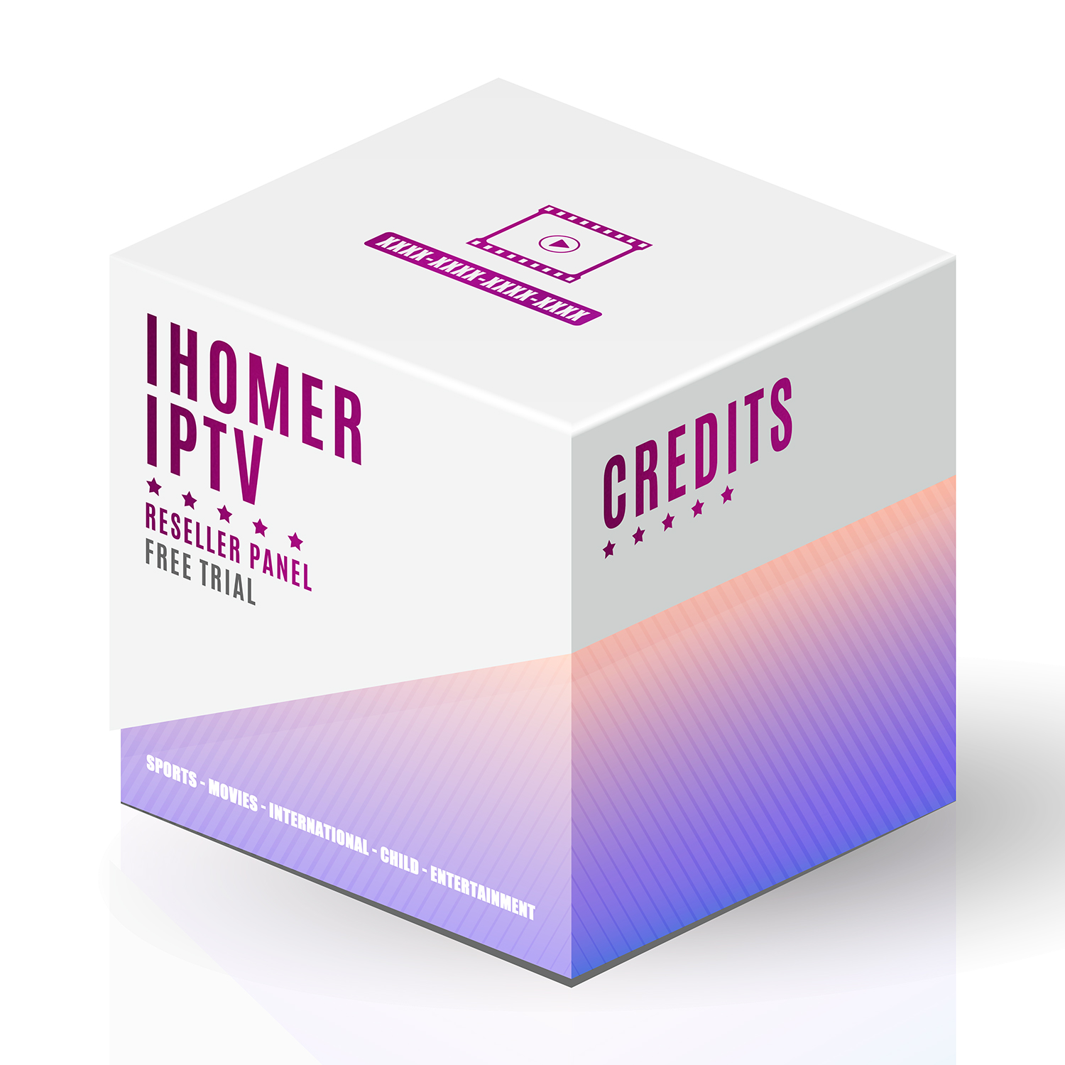 2021 World Free Trial List Channels IHOMER Reseller Panel Code Credits XXX Adult Android TV Set Top Box M3U IPTV Subscription