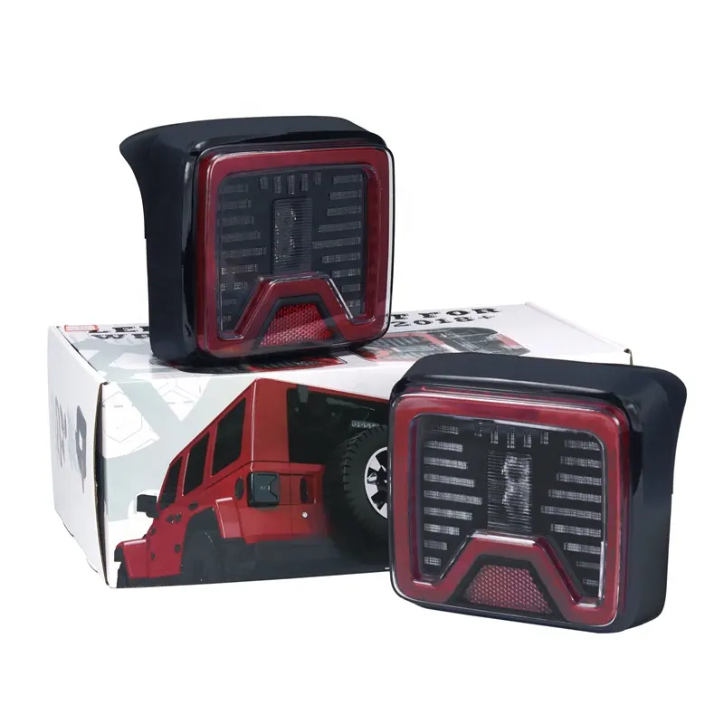 DOT approved US Europe edition Rear LED Taillights for 18-20 Jeep Wrangler JL Offroad