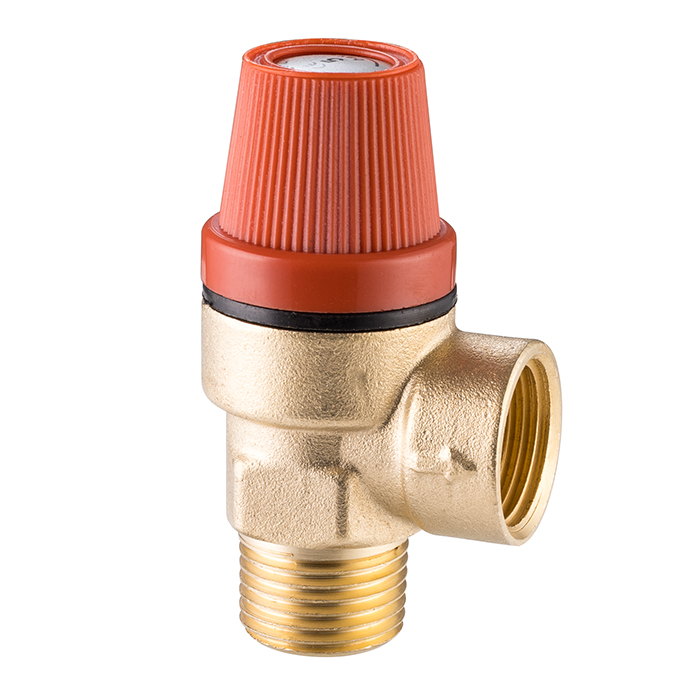 WRAS approval brass spring load diaphragm 3bar 6bar DN15 1/2'' BSP safety relief valve for european gas boiler control