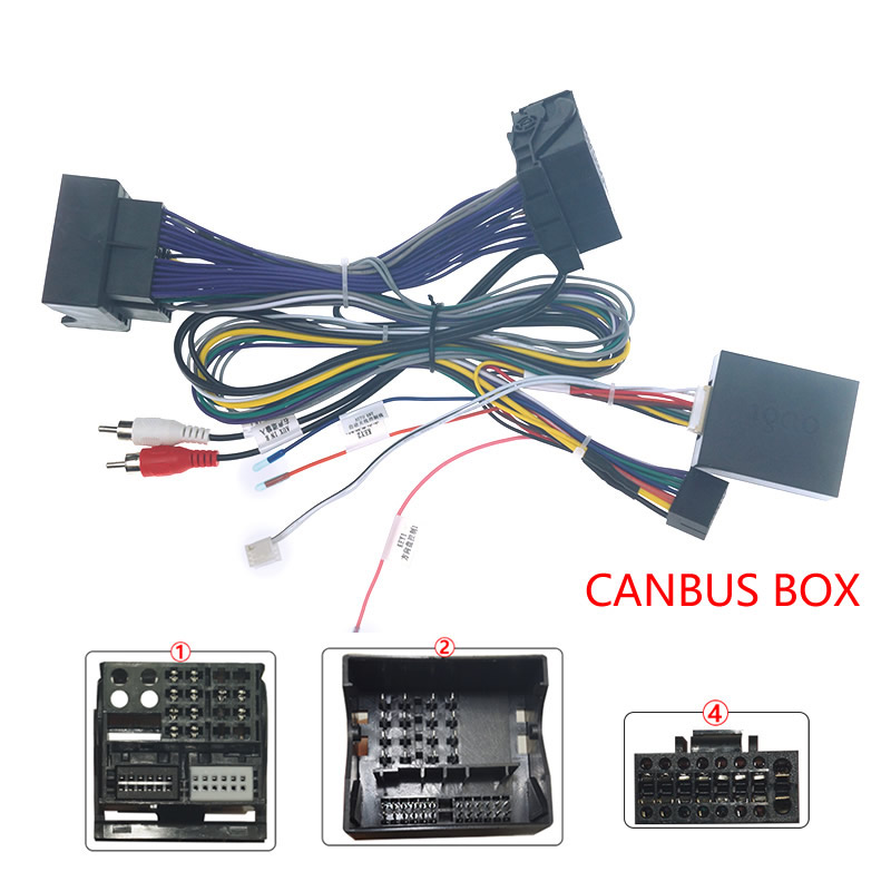 Автомобильный 6PIN Aftermarket Android стерео кабель питания адаптер с can-шиной для Mercedes Benz C-Class C180/C200(W204)