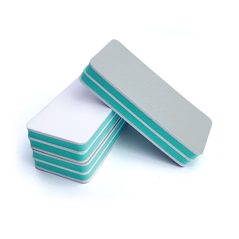 Professional Disposable Custom 2 Ways Shiny Nail Buffer Sanding Block For Salon
