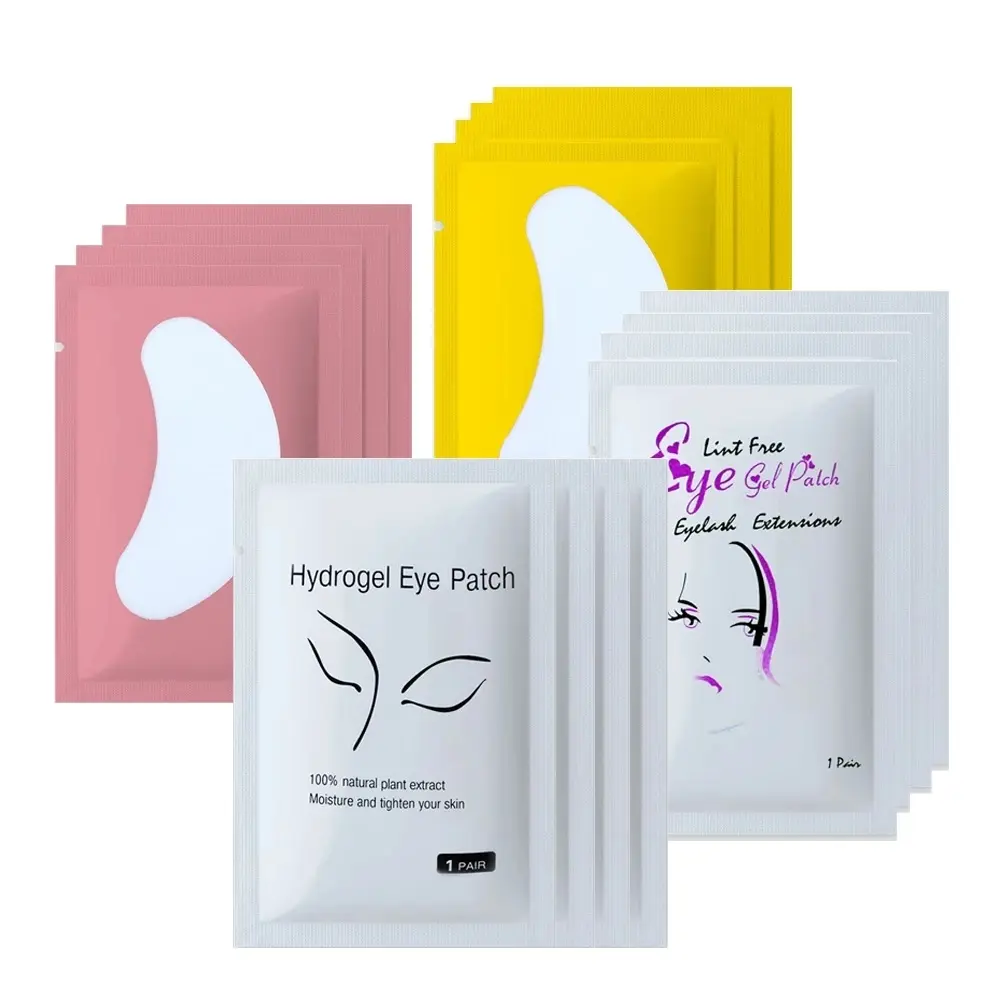 Factory wholesales Eyelash Extension Grafted Lower Eye gel Pads Eye Paper Patches beauty tools free samples