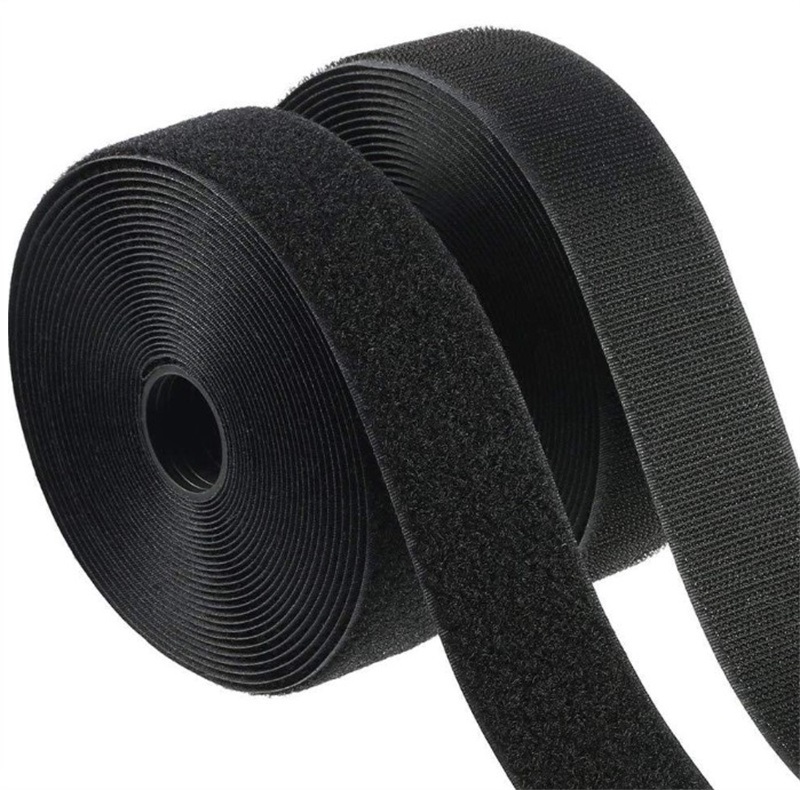 Widely Used Sticky Industrial Strength Sew On Hook and Loop Tape Black and White Nylon Bands