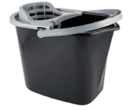 Hot Selling 2468 Household 10Ltr Plastic Mop Bucket With Wringer