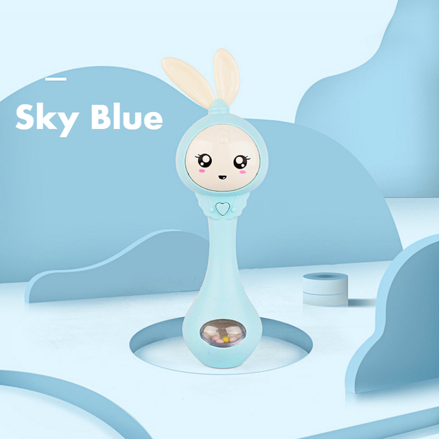 Bunny Nanny Baby Rattle Most Popular Toy 0-12 Month Under One Year Fire Rabbit Unusual Thing Gift for Children Mobile Chime Ring