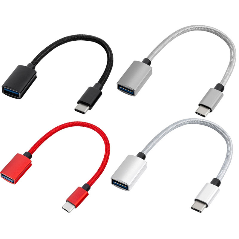 Amazon Hot Selling 1m 1.5m 2m Type C To USB Female USB3.1 Male To Female OTG Type C Cable