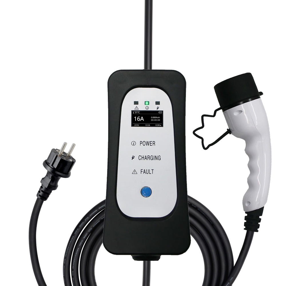 Портативный зарядный автомобиль IEC 62752 кВт 16 А типа 2 ev