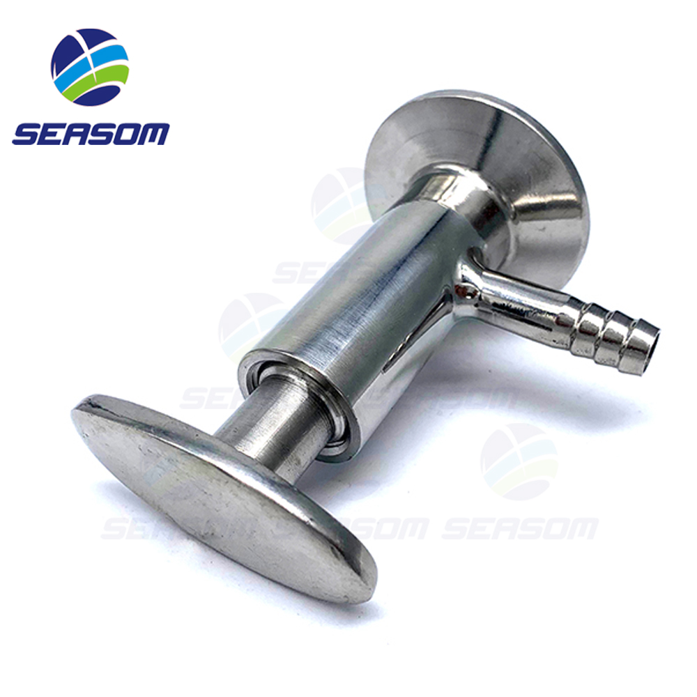 Санитарный ручной клапан, клапан для отбора проб пива марки SEASOM