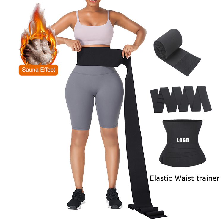 Oem/Odm Service Invisible Waist Trainer Wrap High Compression Weight Loss Wrap Waist Trainer Corset