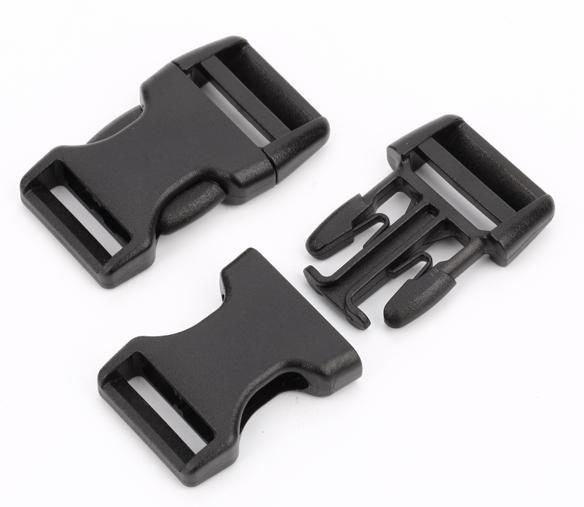 China Factory Buckle Manufacturer Heavy Duty Black Recycled Vest Clip Customized Logo Strap Belt Tactical Plastic Buckle