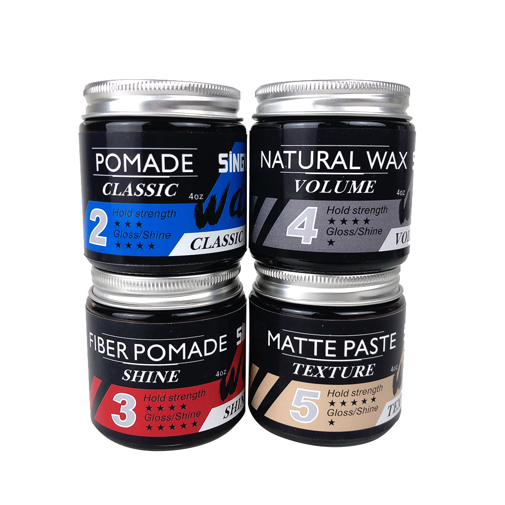 Private Label Natural Look Hair Wax Wholesale Men Women Strong Hold Non Greasy Hair Wax