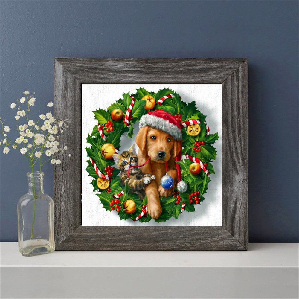 HUACAN 5D Full Square Drill Christmas Diamond Painting Dropshipping Diamond Embroidery Mosaic Christmas Decoration art kit