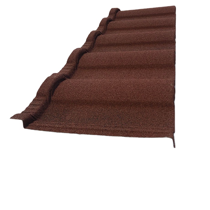 Roman Style Roof Tile red metal roof tile Anti corrosion