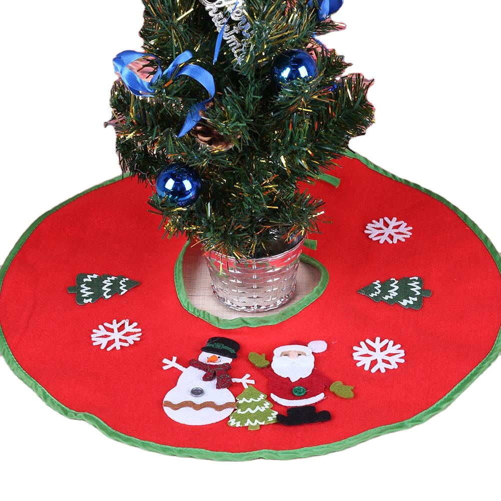 Beautiful Christmas Tree Skirt lace Decoration Outdoor Blanket Home Christmas Decoration