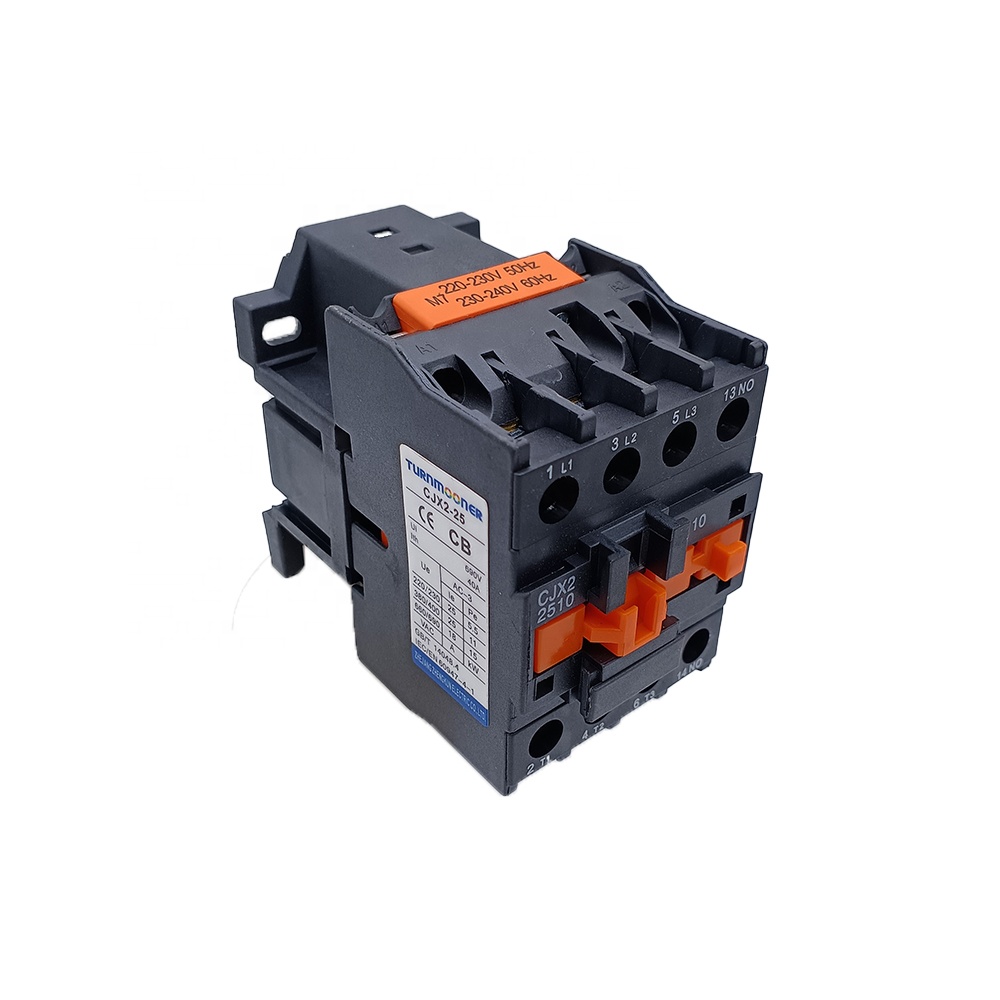 CJX2-25 Высокое качество 220v/катушка/магнитный контактор переменного тока подходит для переменного тока 50 Гц или 60 Гц Напряжение до 660v