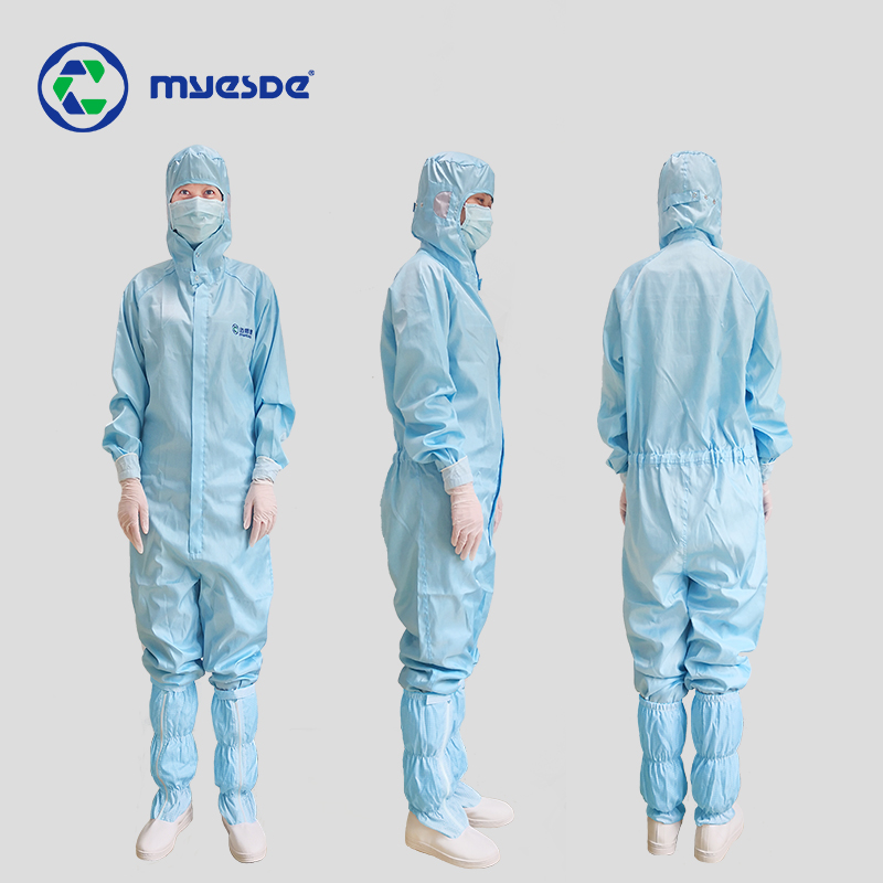 Three Dimensional Tailoring Design Soft And Skin Friendly Anti-static high temperature sterilization ESD clothes