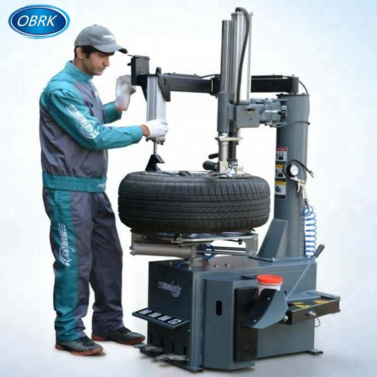 Double wheel arm semi-automatic tire changer machine tire dismantling machine , Auto repair equipment