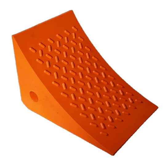 parking rubber stopper rubber wheel chock for car mining wheel chock