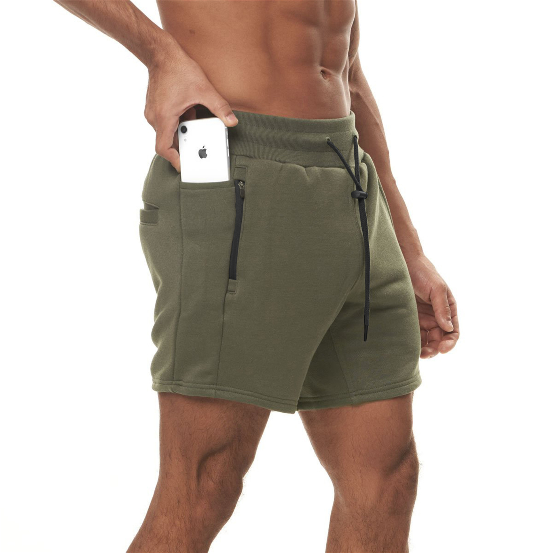 Sidiou Group Outdoor Jogging Drawstring Casual Training Running Shorts Quick Dry Gym Basketball Shorts With Pocket Men's Shorts