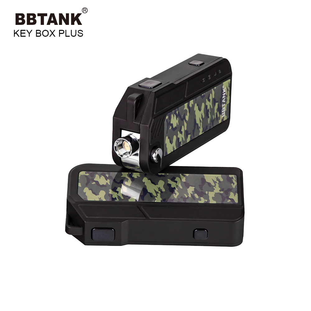 BBtank key box plus Flip Battery 510 thread battery 650mAh for CBD cartridge with gift packaging box
