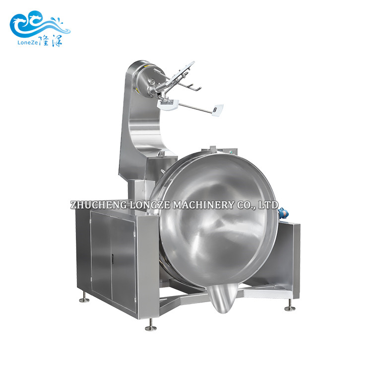 Automatic double planetary chili sauce machine on hot sale