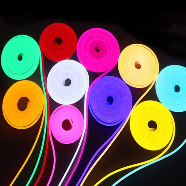 Best price and newest 5V 12V 1cm cut 6mm silicone led neon flex rope lights Neon flexible lights