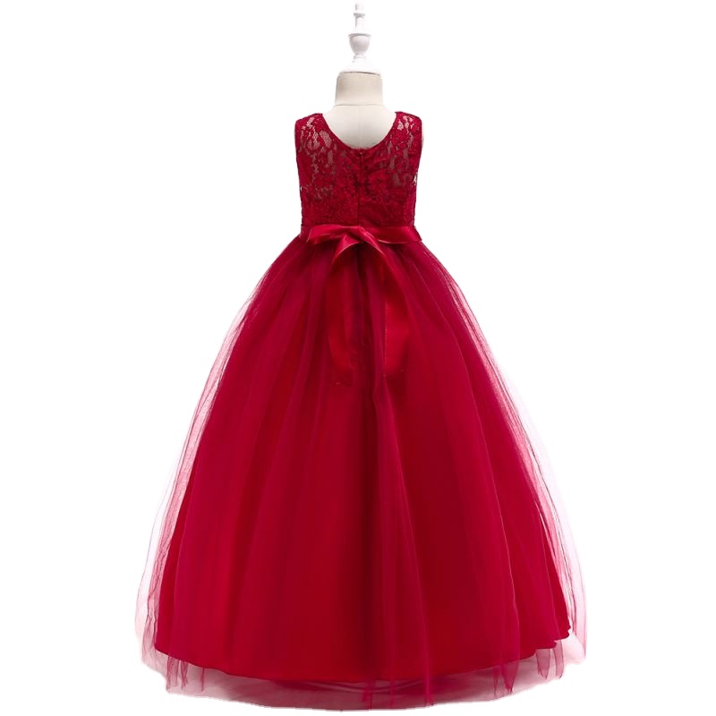 MKMN Summer Girl Lace Princess Dress Tutu Party Wedding Dress Costume Kids Dresses For Girls