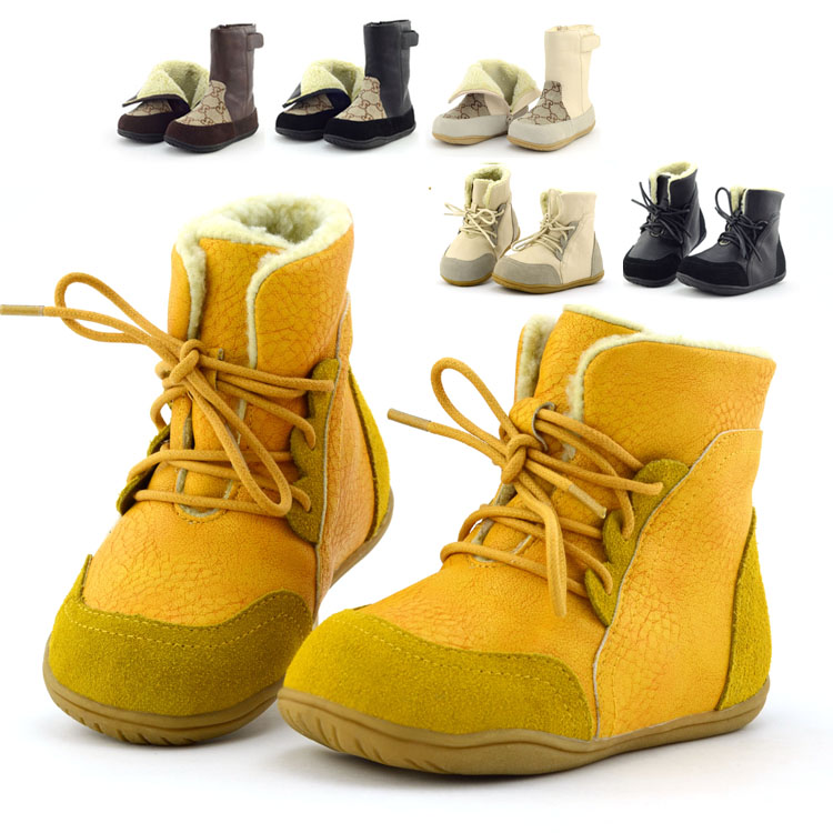 2020 Fashion anti-skid girls boys boots children shoes waterproof winter warm snow boots for kids