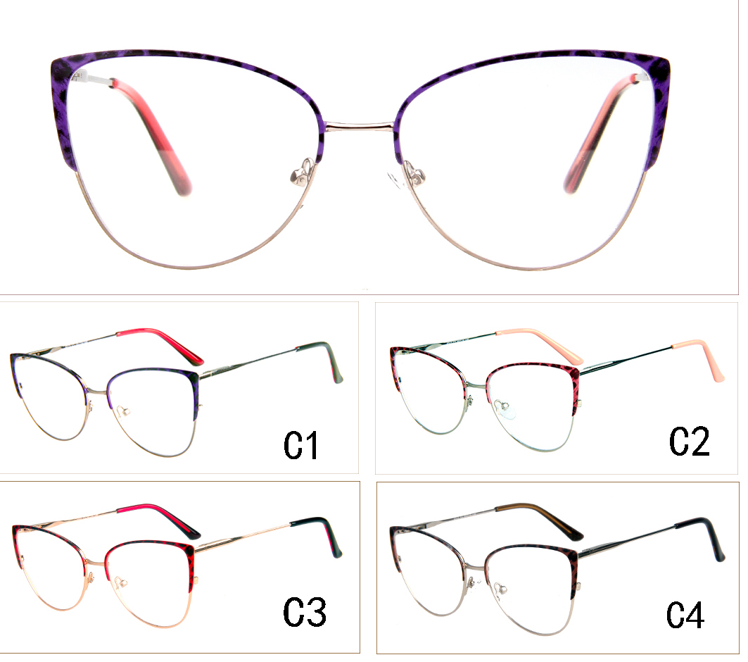 Wholesale Good Quality Optical Eyeglasses Metal Frames In Stock