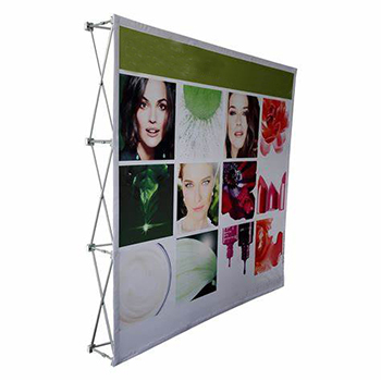 Tension portable frame fabric Pop Up Display Backdrop banner Stands