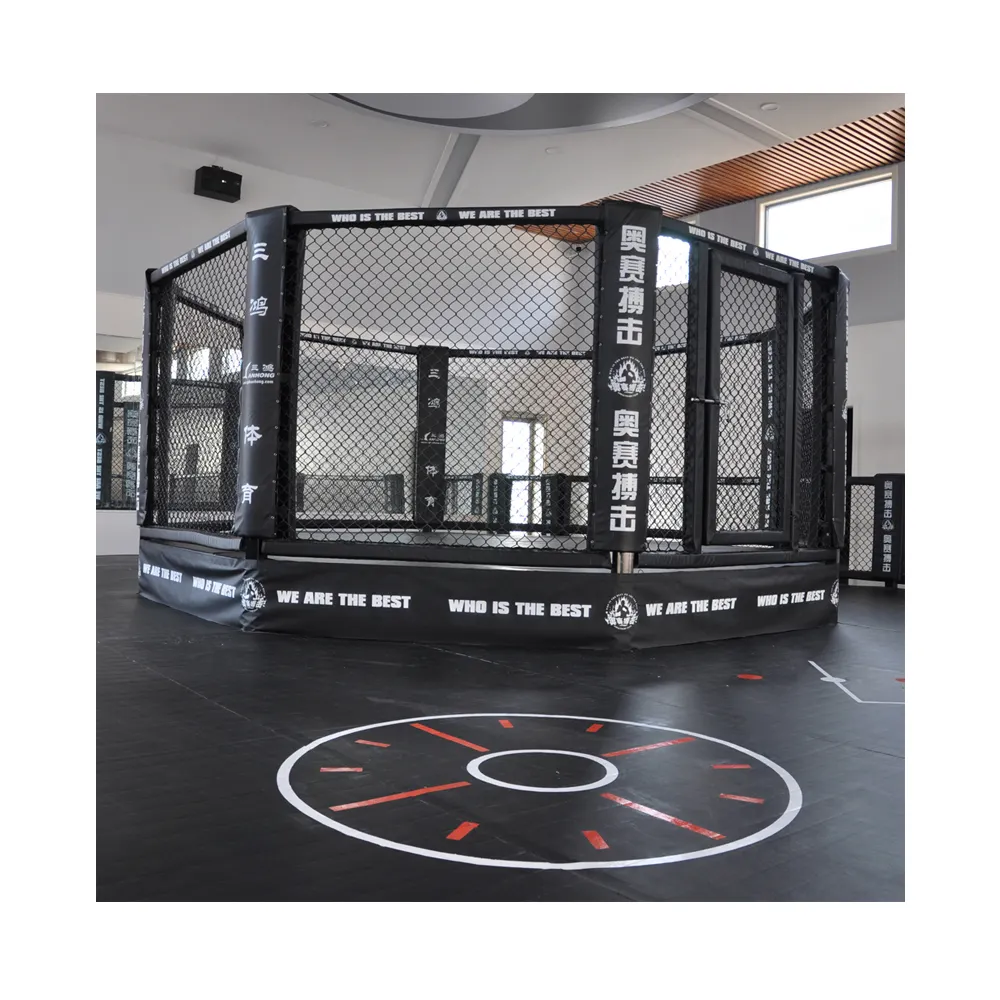 Экономичная Высококачественная восьмиугольная боксерская клетка MMA, используемая для продажи