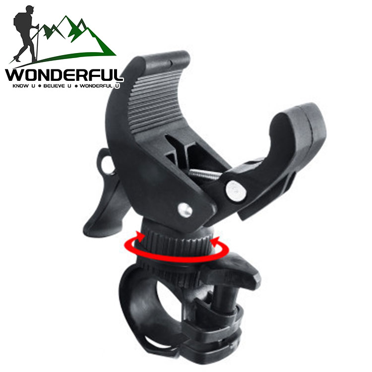 New Manufacturers Waterproof Plastic Clamp Light Bracket Front Fork Road Bicycle Holders