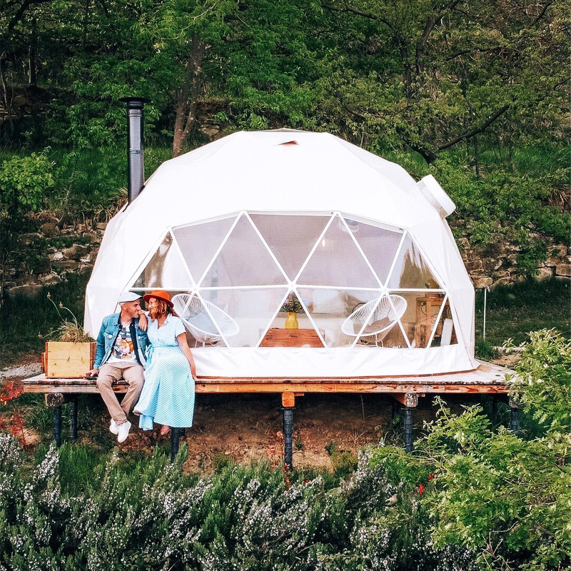 Роскошный Гостиничный уличный геодезический тент Igloo 50 кв. М