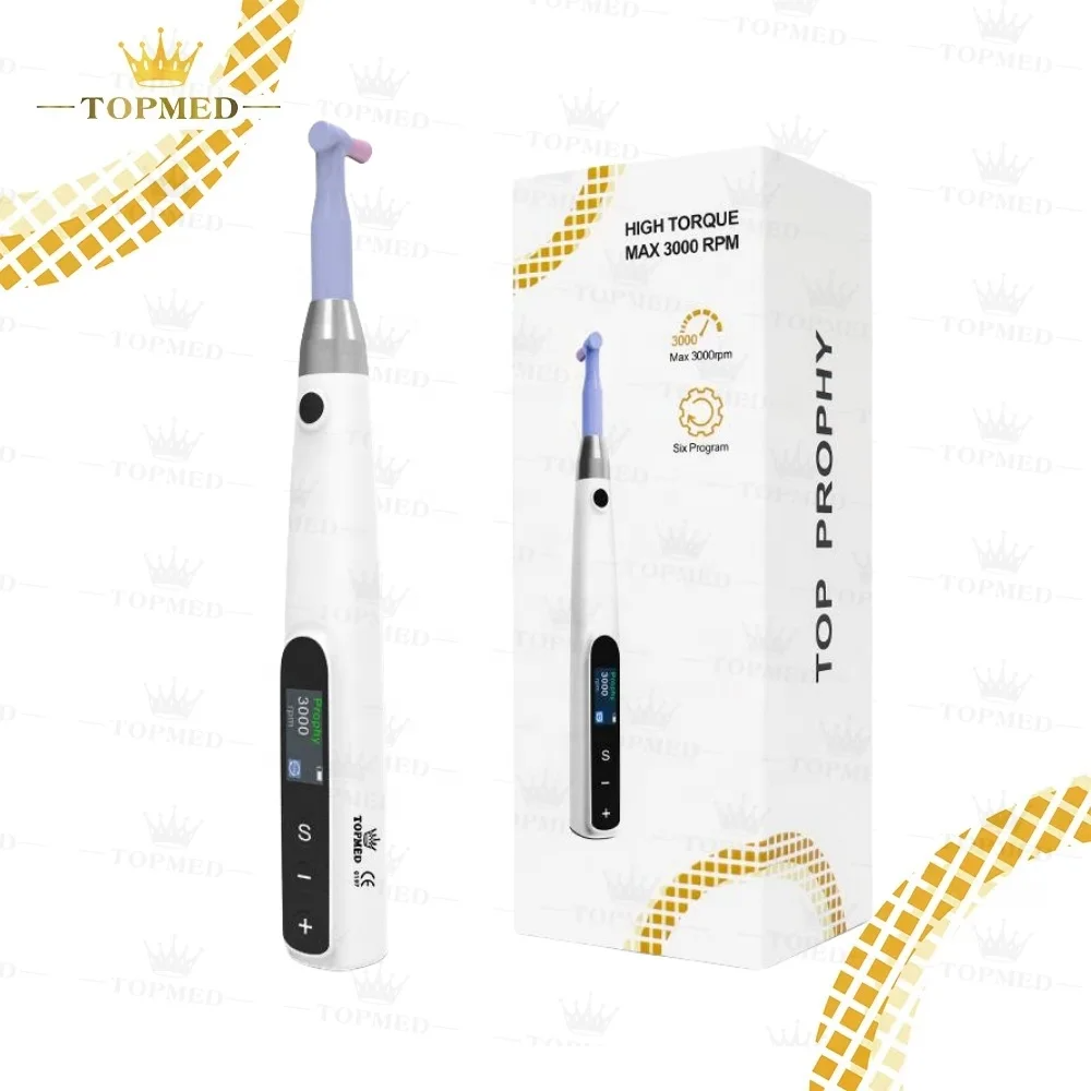 Dental Equipment 3000RPM Teeth Cleaning and Whitening Tool Wireless portable Electric Teeth Prophy Handpiece