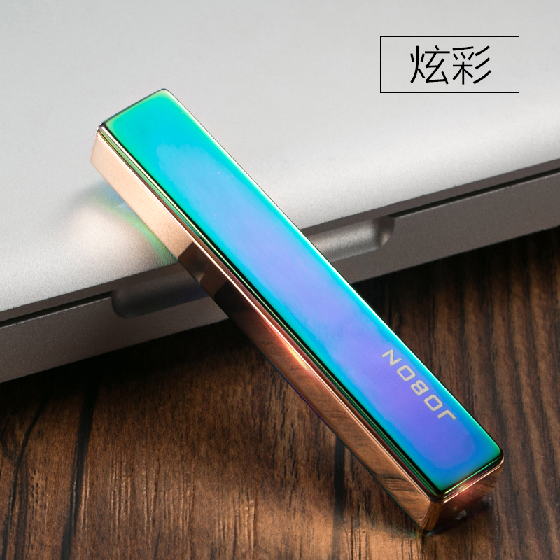 Металлическая зажигалка для сигарет JOBON, индивидуальная USB электрическая перезаряжаемая зажигалка с пользовательским логотипом, оптовая продажа